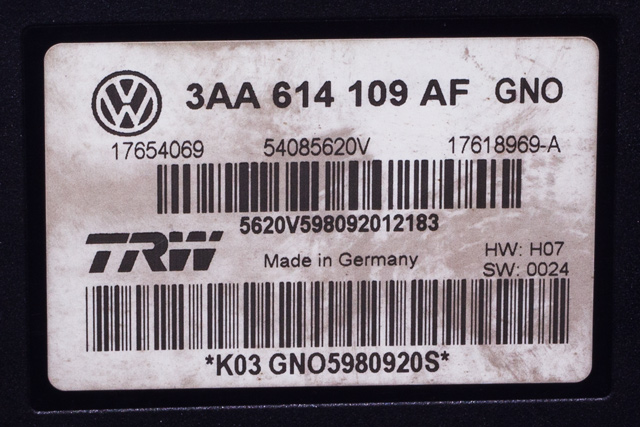 ABS sentral til VW Passat 2011-2015 (B7) (B7) (VAG|3AA 614 109 AF|)