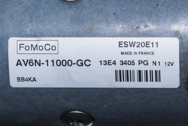 Starter diesel til Ford Focus 2011-2014 (Type III, Fase 1) (VALEO|ESW20E11|AV6N-11000-GC|)