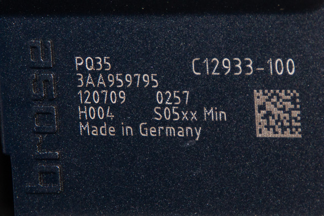 Ruteheis venstre bak til VW Passat 2011-2015 (B7) (B7) (VAG|3AA 959 703 A|)
