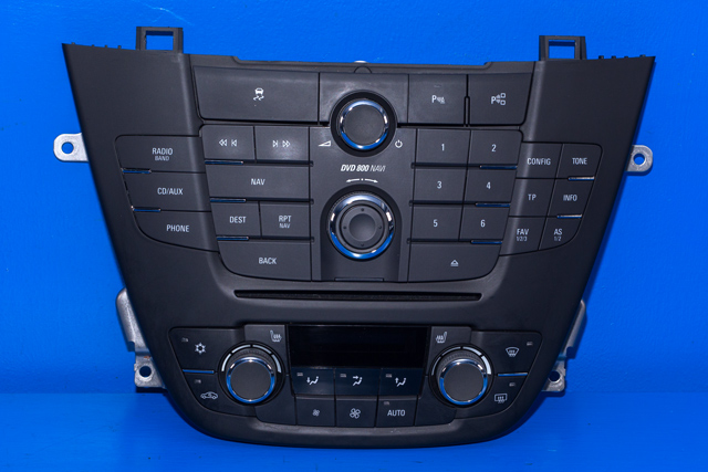 Bilstereo navigasjon betjeningspanel til Opel Insignia A, 2009-2014 (GM|13 273 256)