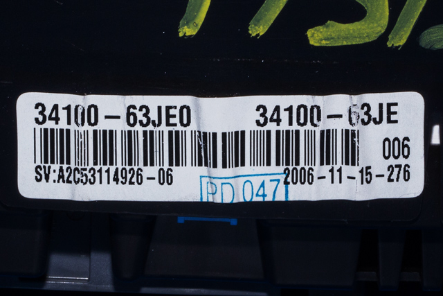 Instrumentpanel til Suzuki Swift 2005-2010 (SIEMENS|A2C53114926-06|34100-63JE0|)