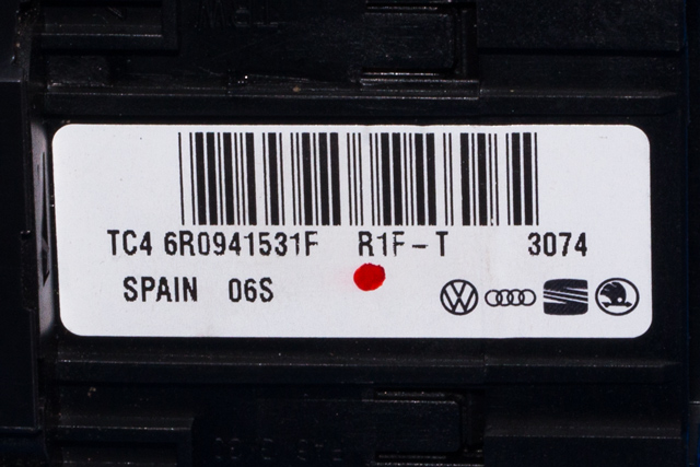 Bryter lys til VW E-Up 2013-2019  (VAG|6R0 941 531 F|)