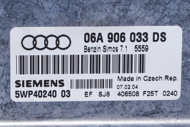 Styreenhet motor til VW Golf, Plus/Cross 2009-2013 (Fase 2) (VAG|06A 906 033 DS|)