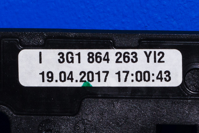 Bryter diverse til VW Passat 2015-2019 (Fase 1) (B8) (B8) (VAG|3G1 864 263|)