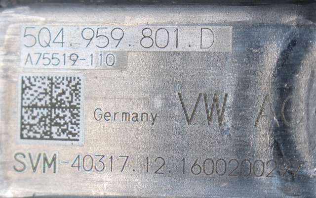 Ruteheis høyre bak til VW Passat 2015-2019 (Fase 1) (B8) (B8) (VAG|5Q4 959 801 D|)