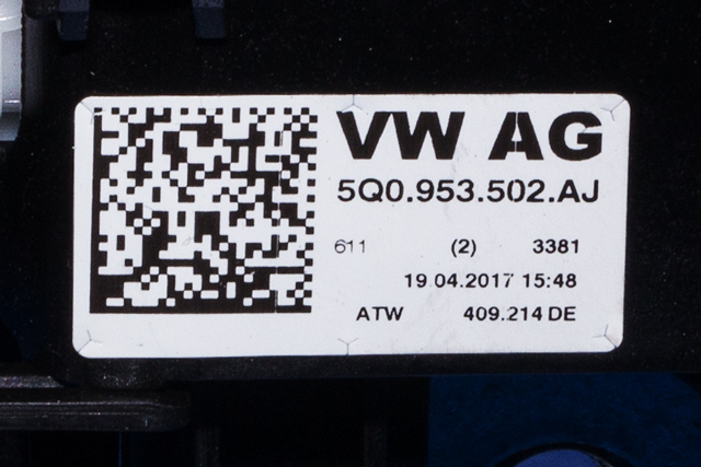 Bryter combi til VW Passat 2015-2019 (Fase 1) (B8) (B8) (VAG|3Q0 953 521 EK|)