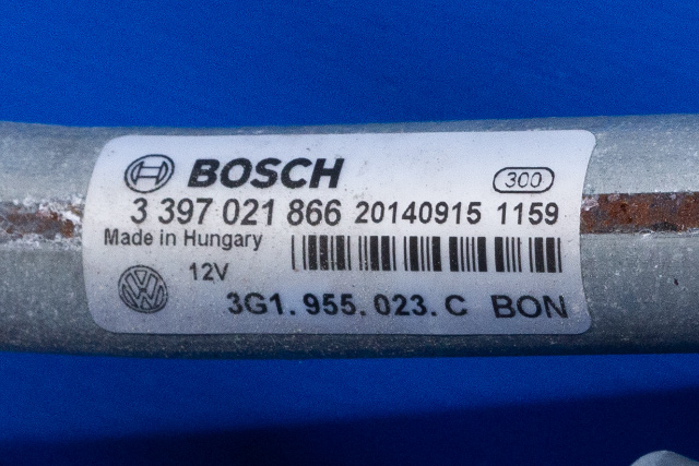 Viskermotor frontrute komplett m/overføring til VW Passat 2015-2019 (Fase 1) (B8) (B8) (VAG|3G1 955 023 C|3G1 955 119 A|)