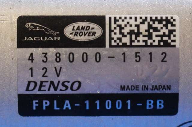Starter diesel til Land Rover Discovery 2017-->> (Type V)  (DENSO|438000-1512|FPLA-11001-BB|)