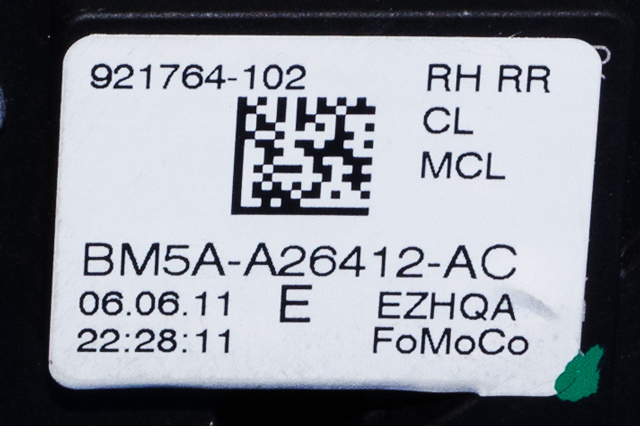 Låsekasse høyre bak til Ford Focus 2011-2014 (Type III, Fase 1) (FORD|BM5A-A26412-AC|)