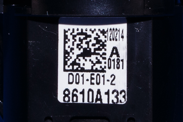 Bryter start/stopp til Mitsubishi Outlander 2012-2015 (Type III, Fase 1) (MITSUBISHI|8610A133|)