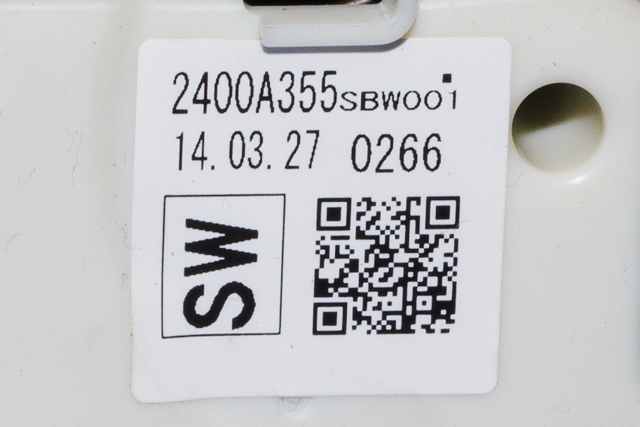 Girstang/girvelger automat til Mitsubishi Outlander 2012-2015 (Type III, Fase 1) (MITSUBISHI|2400A355|)