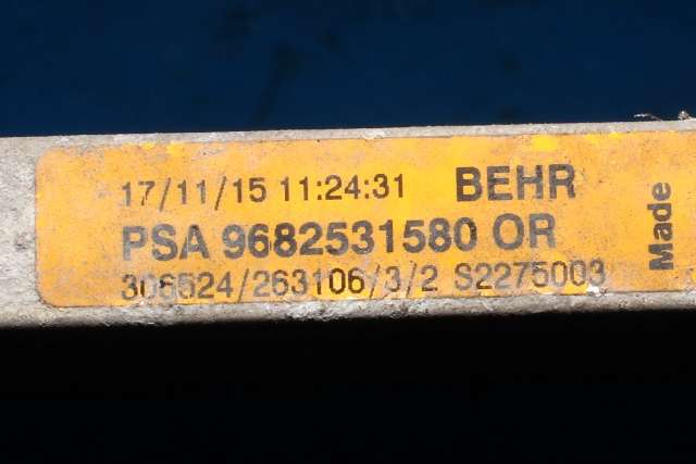 Aircondition radiator til Citroën Berlingo 2015-2019 (Type II, Fase 2) (CITROEN|96 825315 80|)