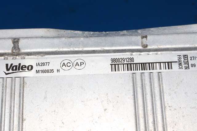 Intercooler til Citroën Berlingo 2015-2019 (Type II, Fase 2)  (CITROEN|98 002912 80|)