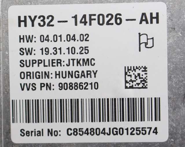 Styreenhet parkering til Land Rover Discovery 2017-->> (Type V)  (LAND ROVER|HY32-14F026-AH|)