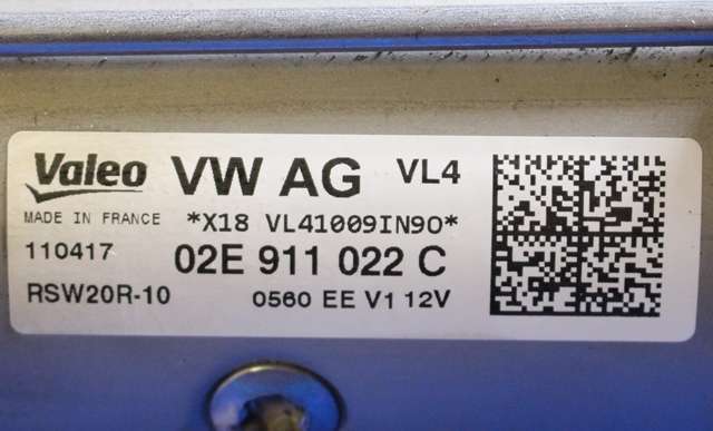 Starter diesel til VW Passat 2015-2019 (Fase 1) (B8) (B8) (VALEO|RSW20R-10|02E 911 022 C|)