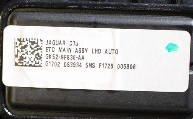 Pedal gass til Land Rover Discovery 2017-->> (Type V)  (LAND ROVER|GK52-9F836-AA|)