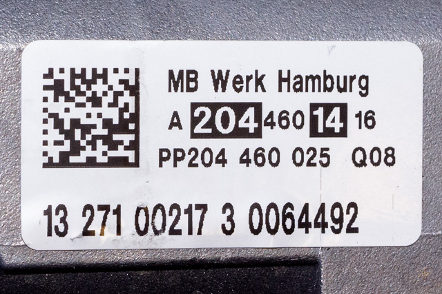 Rattaksel øvre til Tesla Model S 2013-2016 (Fase 1)  (MERCEDES|A 204 460 14 16|)