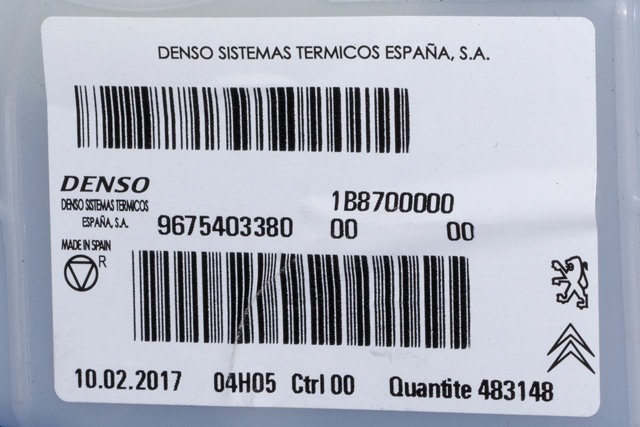 Varmeapparat motor til Citroën C4, Picasso 2013-2018 (Type II)  (CITROEN|96 754033 80|)