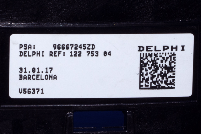 Bryter diverse til Citroën C4, Picasso 2013-2018 (Type II) (CITROEN|96 667245 ZD|)