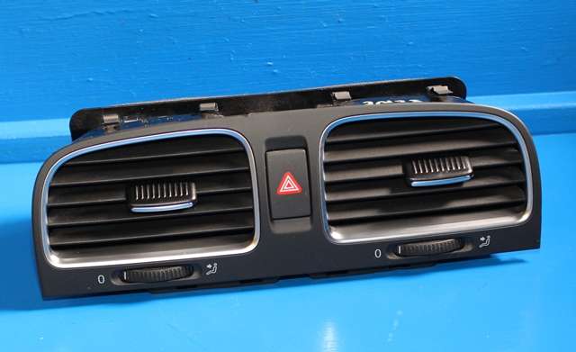 Dashbord friskluftdyse midtkonsoll til VW Golf VI, 2008-2012  