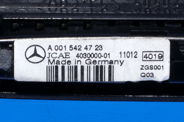 Instrument diverse til Mercedes B-Klasse 2008-2011 (Fase 2) (W245) (W245) (MERCEDES|A 001 542 47 23|)