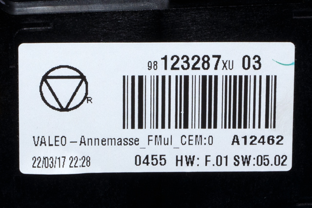 Bilstereo navigasjon skjerm til Citroën C3 2016-->> (Type III) (CITROEN|98 123287 XU|)