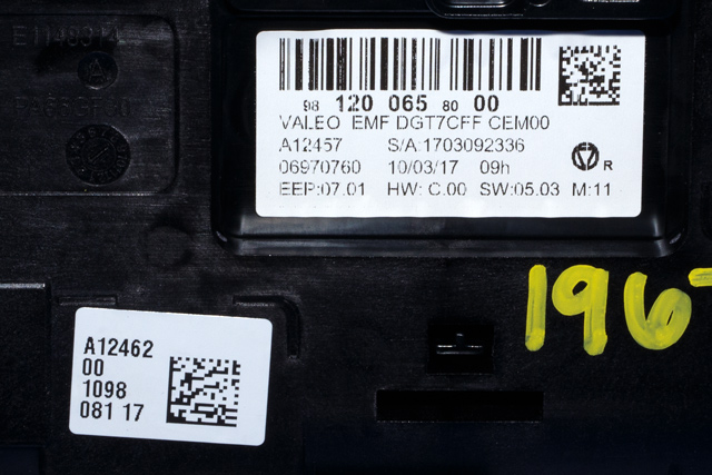 Bilstereo navigasjon skjerm til Citroën C3 2016-->> (Type III) (CITROEN|98 123287 XU|)