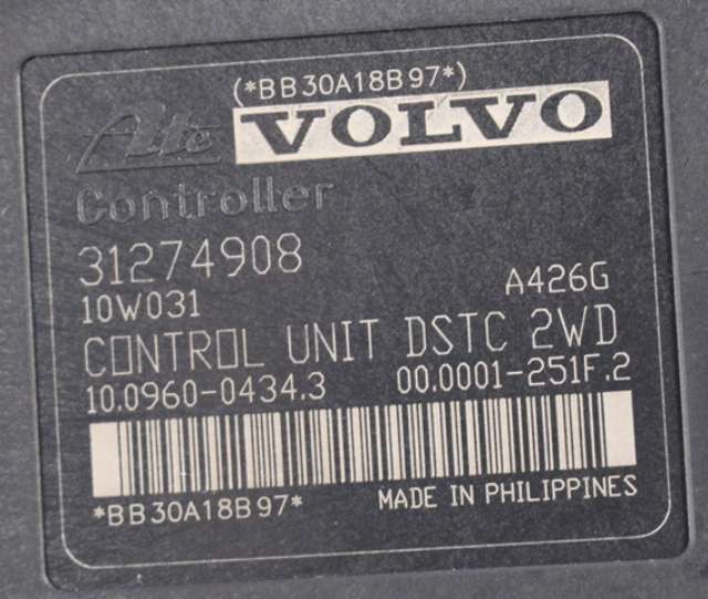 ABS sentral til Volvo V50 2007-2012 (Fase 2) (VOLVO|31274907|)