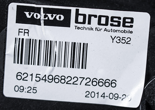 Ruteheis høyre foran til Volvo V60/V60 CC 2013-2018 (Type I, Fase 2)