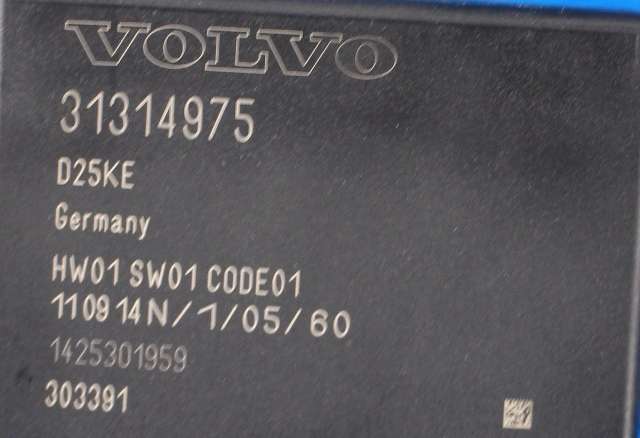 Styreenhet parkering til Volvo V60/V60 CC 2013-2018 (Type I, Fase 2)  (VOLVO|31314975|)