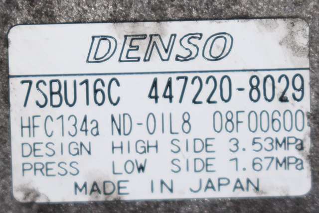 Aircondition kompressor til BMW X3 2003-2006 (Fase 1) (E83) (E83) (DENSO|447220-8029|)