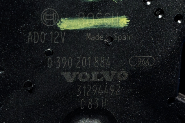 Viskermotor bakrute til Volvo V40 2012-2019 (BOSCH|0 390 201 884|31294492|)