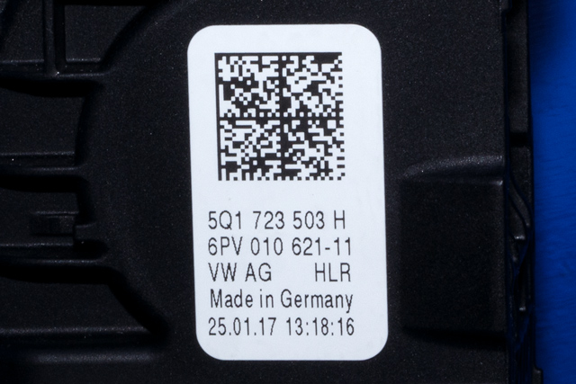 Pedal gass til VW Golf VII 2017-2020 (Fase 2)  (HELLA|6PV 010 621-11|5Q1 723 503 H|)