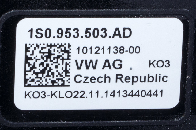 Bryter combi til VW E-Up 2013-2019  (VAG|1S0 953 503 AD|)