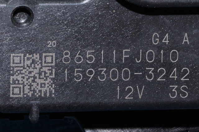 Viskermotor frontrute komplett m/overføring til Subaru XV 2012-2017 (Type I) (DENSO|159300-3242|86511-FJ010|)