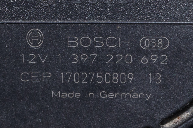 Viskermotor frontrute komplett m/overføring til VW Golf VII 2017-2020 (Fase 2) (VAG|5G1 955 023 C|5G1 955 119 A|)
