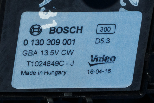 Varmeapparat motor til Mercedes GLC 2015-2022 (X253) (X253) (BOSCH|0 130 309 001|)