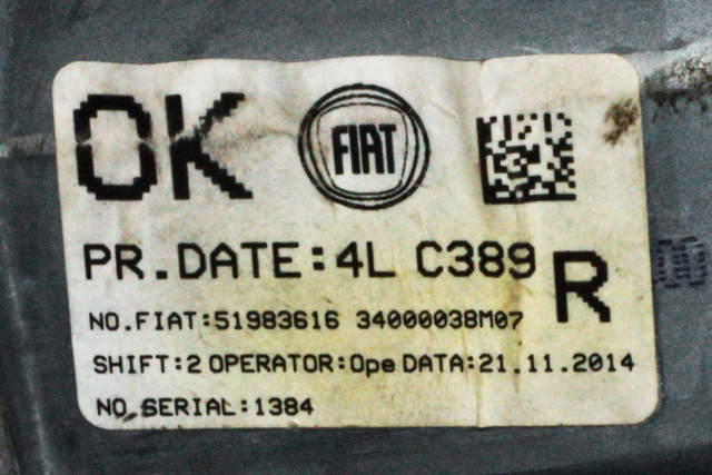 Ruteheis høyre foran til Fiat Panda 2013-->> (Type III)  (FIAT|51983616|)