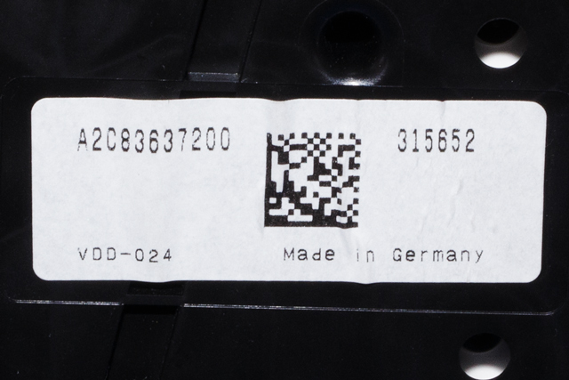 Instrumentpanel til Škoda Octavia 2013-2016 (Type III, Fase 1)  (VAG|5E0 920 871 D|)