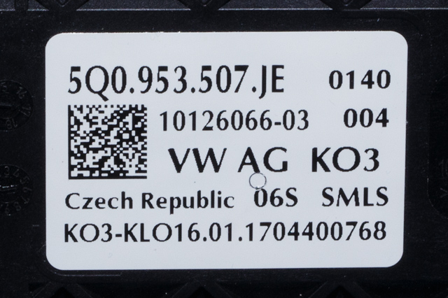 Bryter combi til VW Golf VII 2017-2020 (Fase 2) (VAG|5Q0 953 507 JE|)