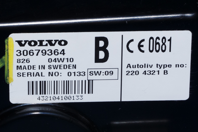 Styreenhet diverse til Volvo XC90 2002-2006 (Type I, Fase 1) (VOLVO|30679364|)