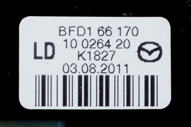Bryter diverse til Mazda 3 2009-2013 (Type II) (MAZDA|BFD1-66-170|)