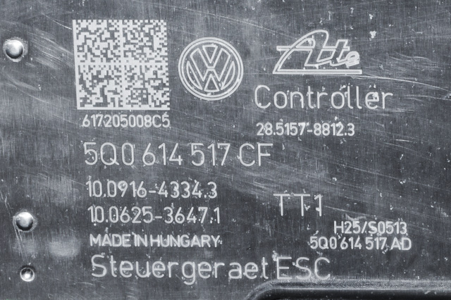 ABS sentral til VW Golf VII 2017-2020 (Fase 2) (VAG|5Q0 614 517 CF|)