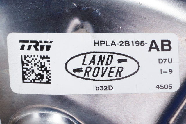 Bremsekraft-forsterker til Land Rover Discovery 2017-->> (Type V)  (LAND ROVER|HPLA-2B195-AB|)
