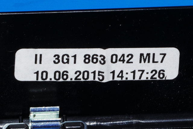 Dashbord diverse til VW Passat 2015-2019 (Fase 1) (B8) (B8) (VAG|3G1 863 042|)