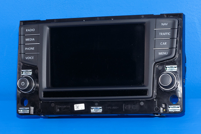 Bilstereo navigasjon betjeningspanel til VW Passat, 2015-2019 (Fase 1) (B8) (B8) (VAG|3G0 919 605 D)