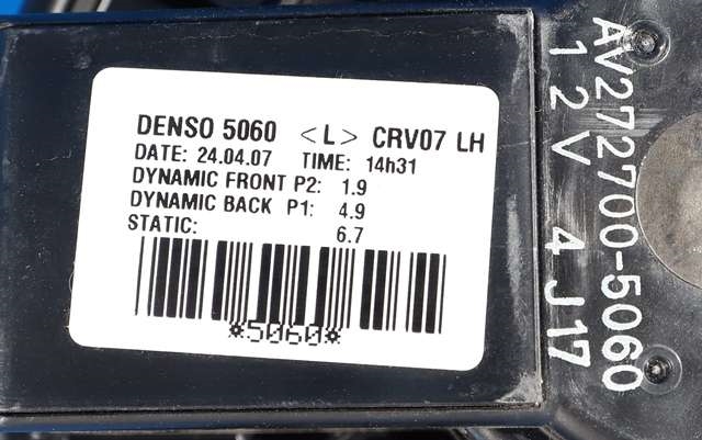 Varmeapparat motor til Honda CR-V 2007-2012 (Type III) (DENSO|272700-5060|)