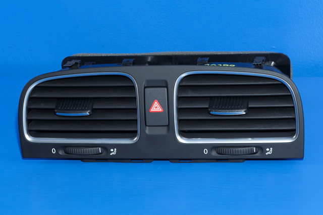 Dashbord friskluftdyse midtkonsoll til VW Golf VI, 2008-2012  