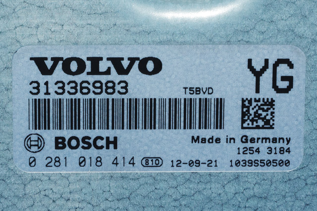Styreenhet motor til Volvo V70 2007-2013 (Type III, Fase 1)  (BOSCH|0 281 018 414|31336983|)