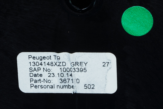 Dashbord friskluftdyse til Peugeot 308 2013-2021 (Type II)